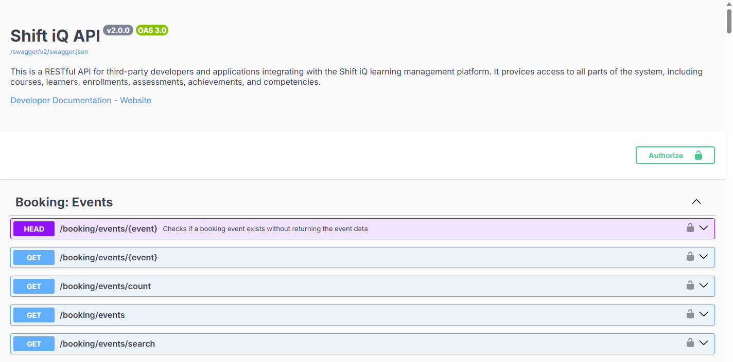 OpenAPI specification for the CMDS API